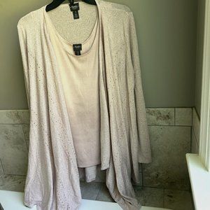 Chicos travelers jacket and tank